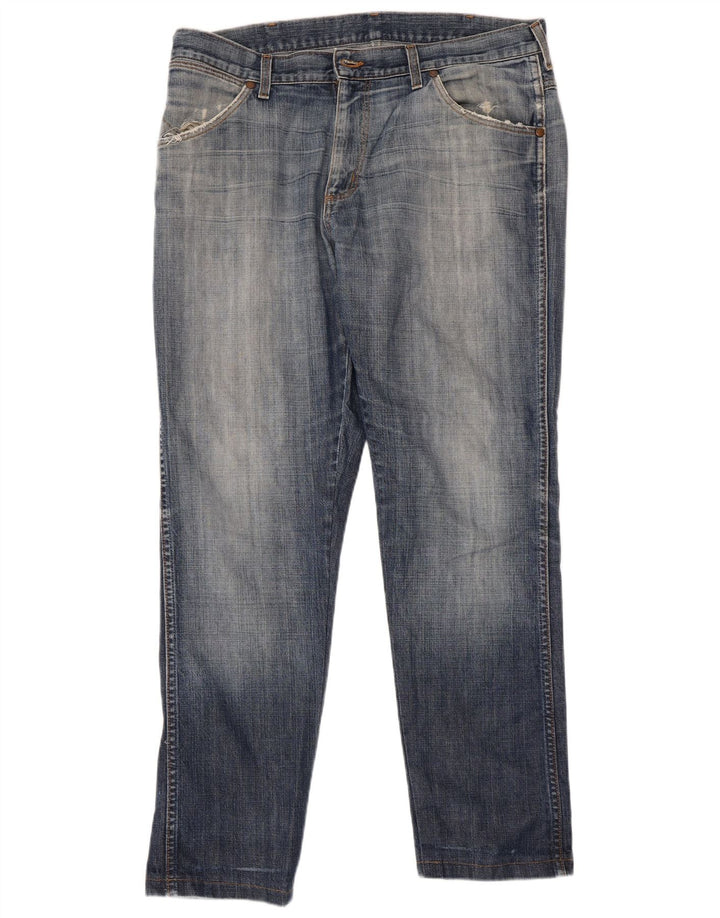 Wrangler Jean droit homme W36 L30 bleu coton