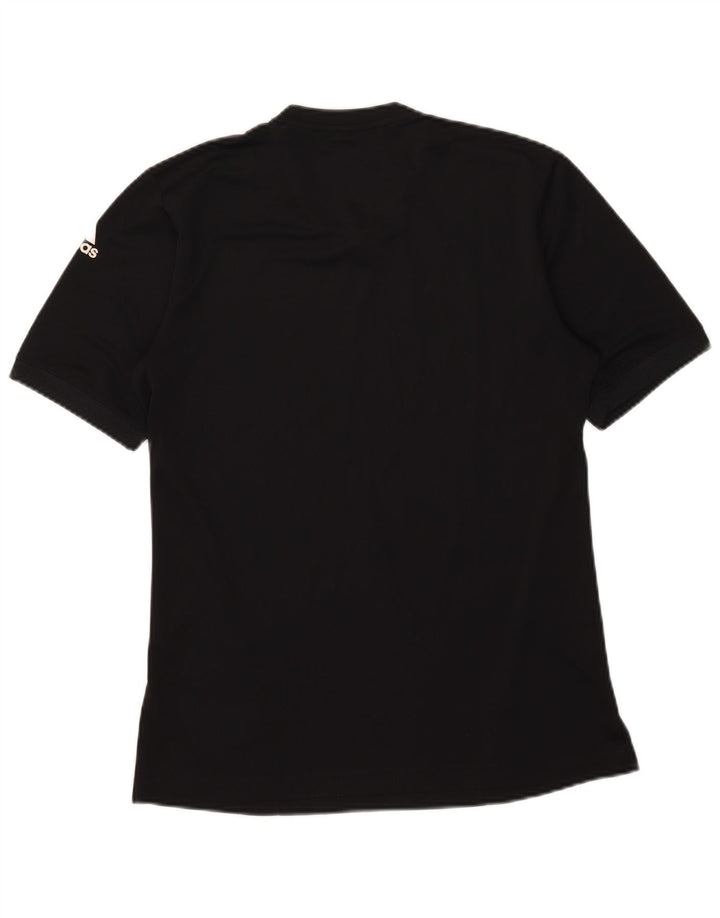 Adidas Hommes Climalite T-Shirt Haut Petit Noir Polyester