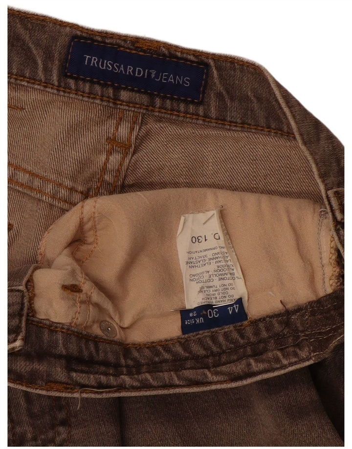 TRUSSARDI Jean Droit W28 L28 Marron Coton Femme