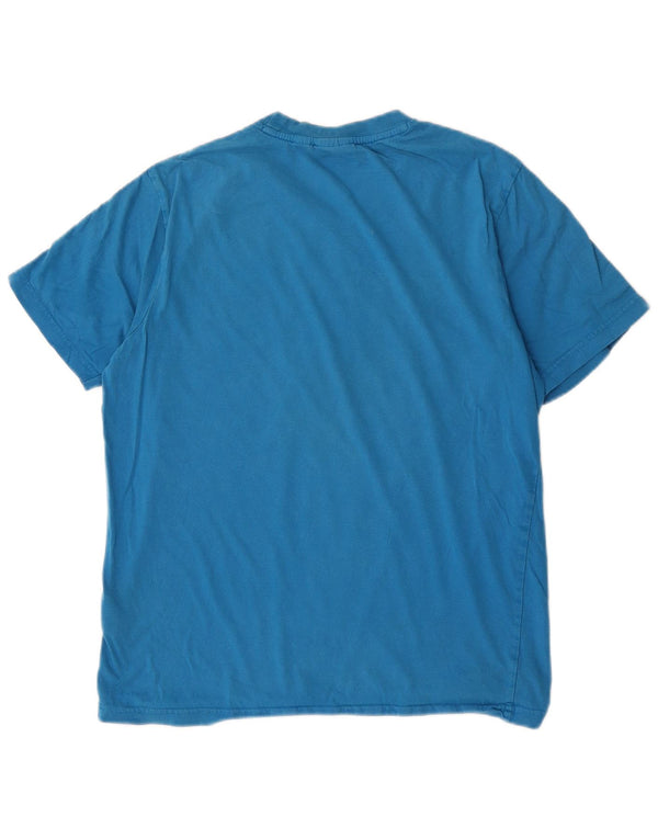Fila T-Shirt Graphique Homme Bleu Moyen Coton