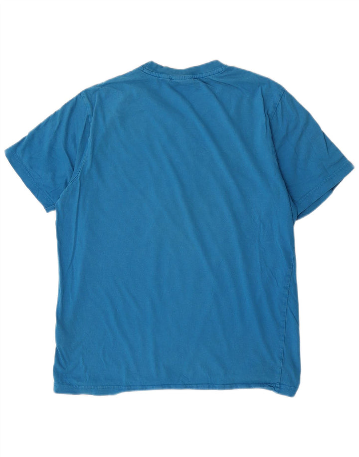 Fila T-Shirt Graphique Homme Bleu Moyen Coton