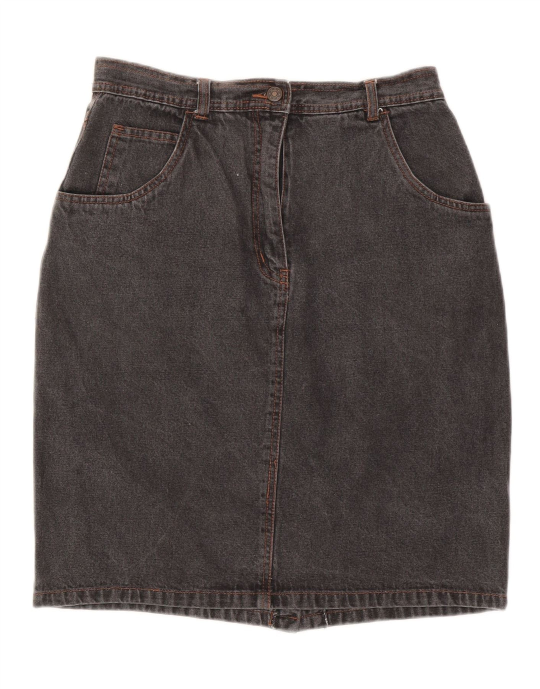 JOHN F GEE Jupe en jean femme EU 40 Medium W28 Gris Coton