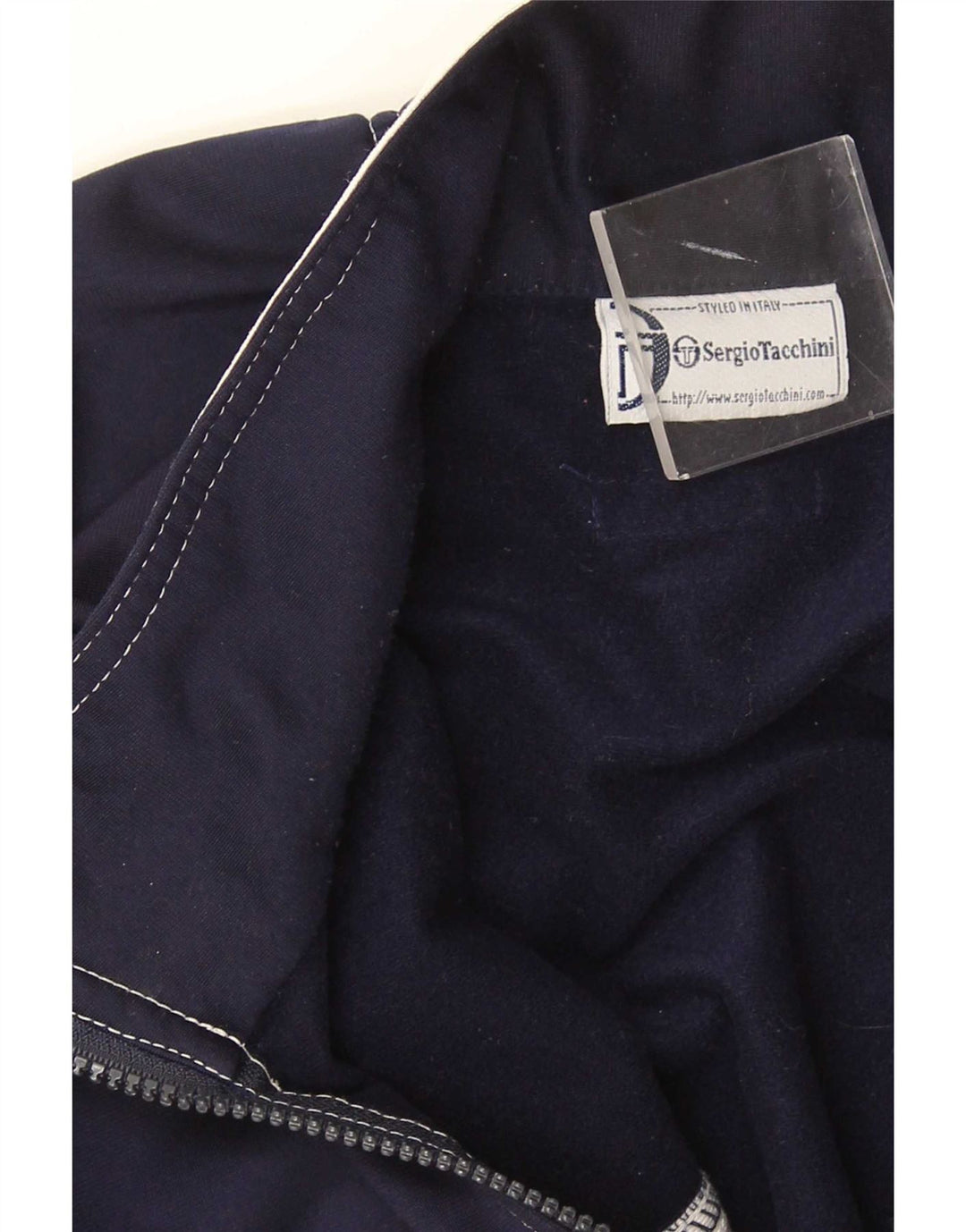 Sergio Tacchini Veste De Survêtement Homme Bleu Marine Moyen Colourblock