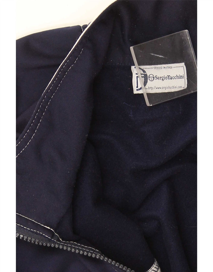 Sergio Tacchini Veste De Survêtement Homme Bleu Marine Moyen Colourblock