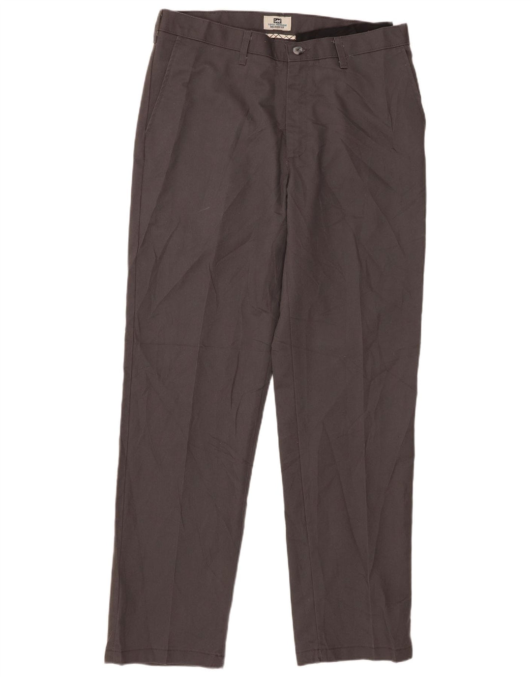 Lee Pantalon chino coupe décontractée pour homme W34 L34 Gris Polyester