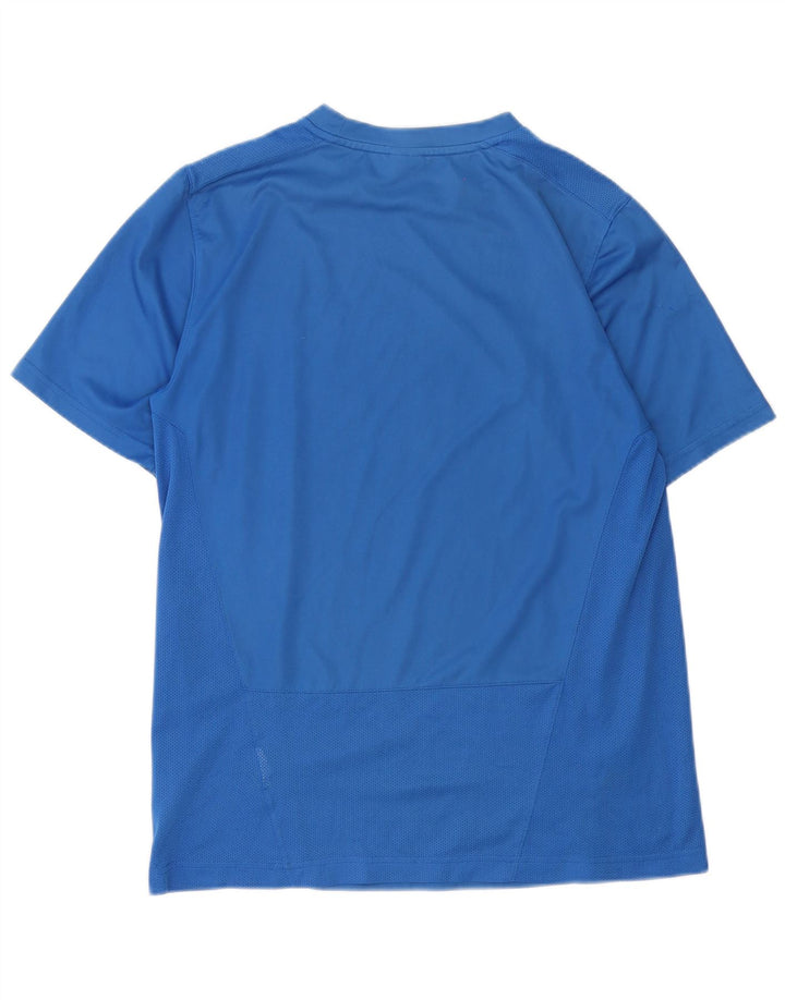 Nike Hommes Dri Fit T-Shirt Haut UK 39/41 Bleu Moyen