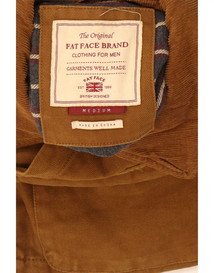 Fat Face Veste utilitaire pour homme UK 38 Coton marron moyen