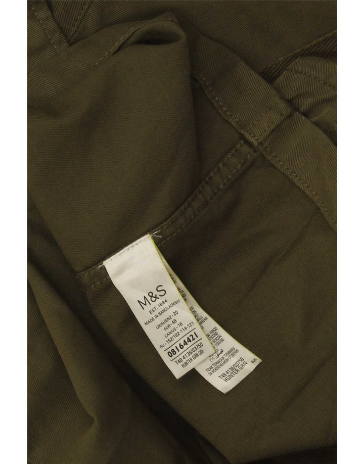 Marks & Spencer Veste utilitaire pour femme UK 20 2XL Coton kaki