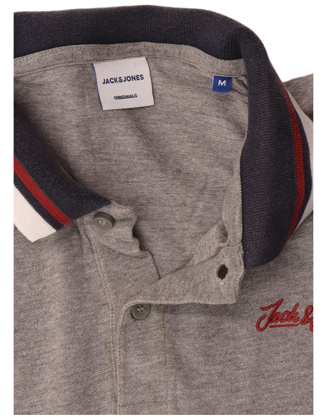 Jack & Jones Polo Homme Gris Moyen