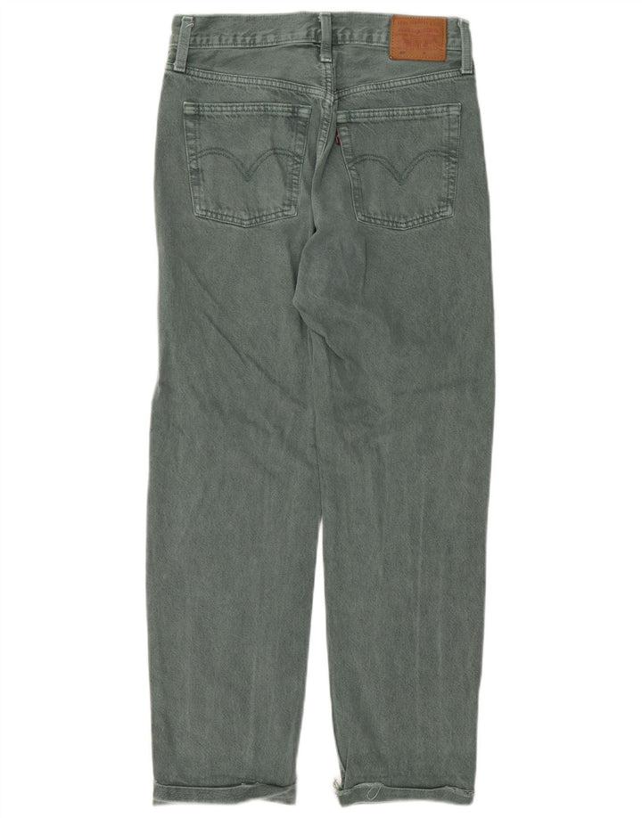 LEVI'S Jean droit 501 femme W27 L28 vert coton