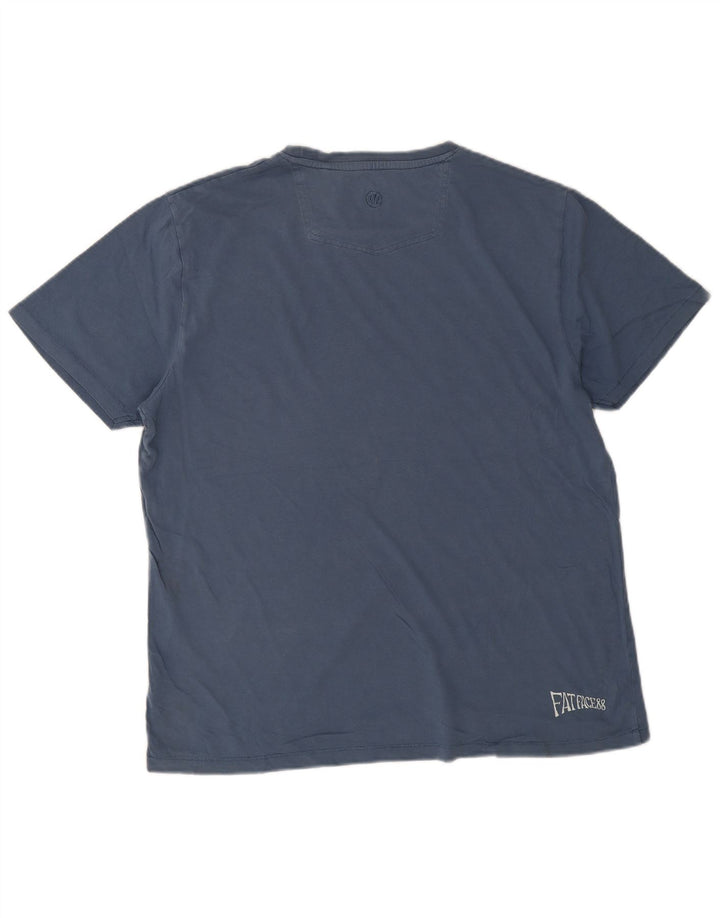 Fat Face T-Shirt Graphique Homme Grand Bleu Coton