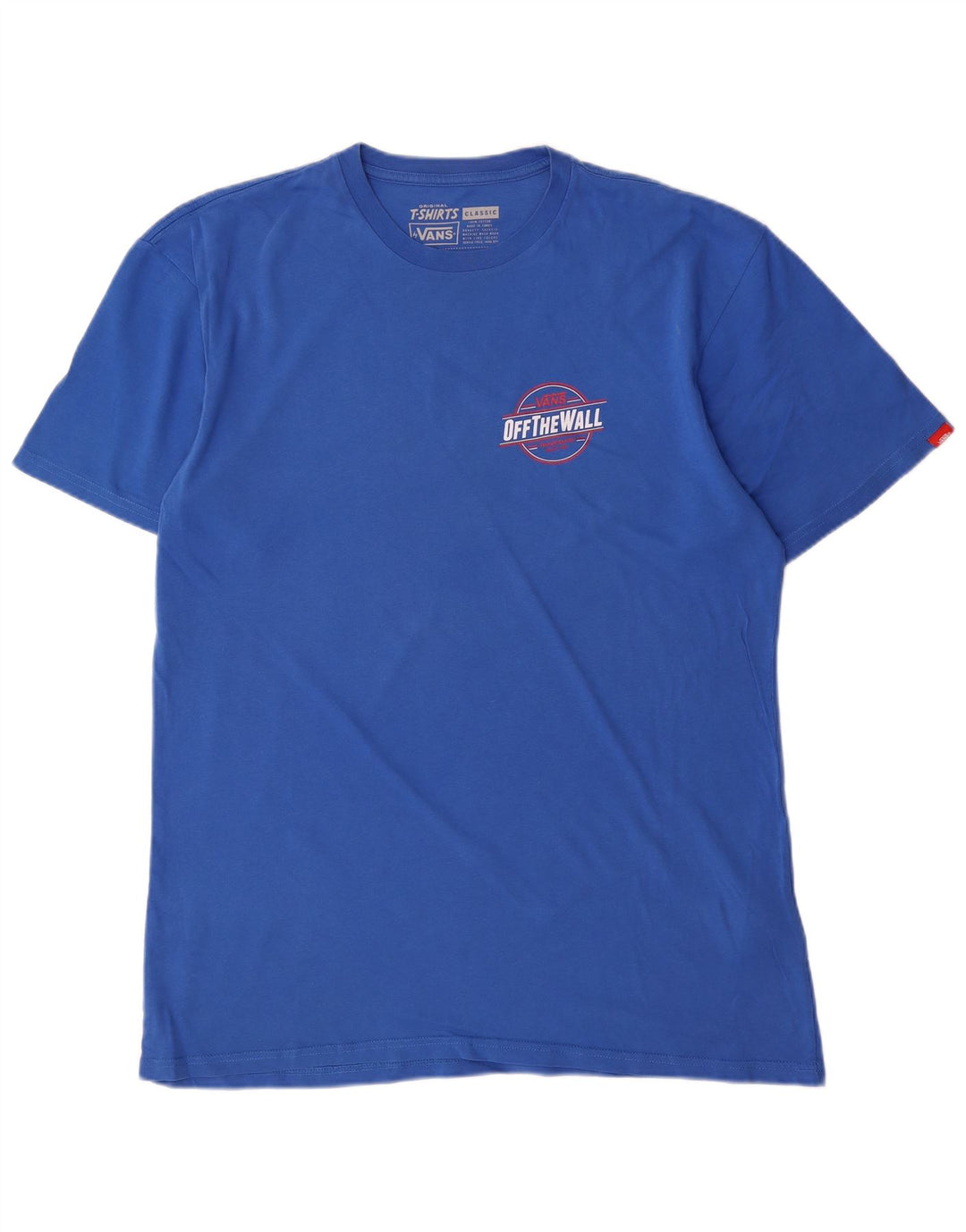 VANS T-shirt graphique classique pour hommes, grand coton bleu