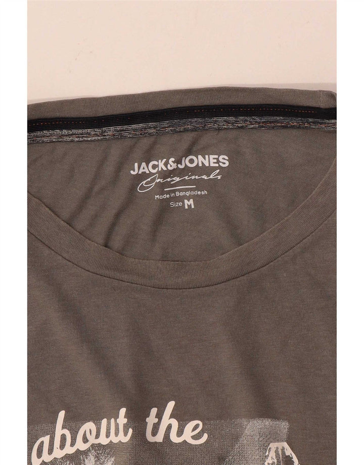 Jack & Jones T-Shirt Graphique Homme Gris Moyen