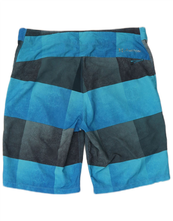 Hurley Short de Bain Graphique Homme Bleu Moyen Polyester Colorblock
