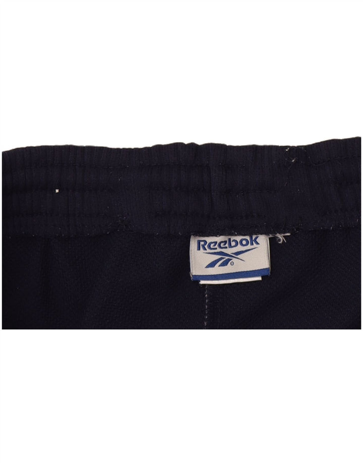 Reebok Pantalon de Survêtement Graphique Homme Large Bleu Marine Polyester