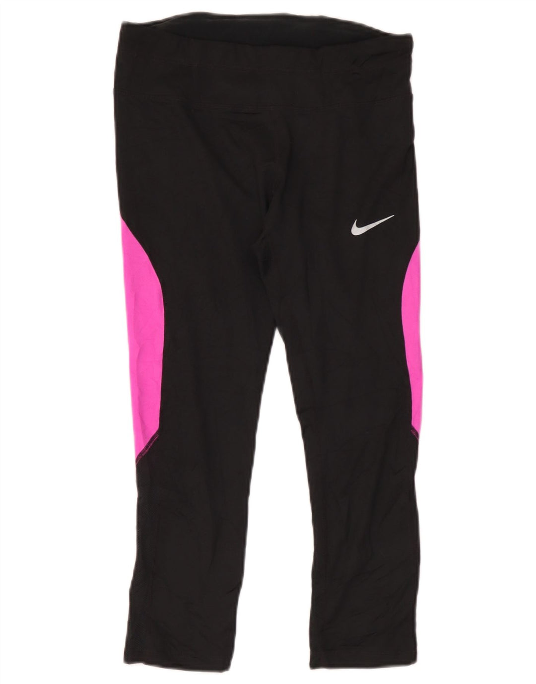 Nike Legging Dri Fit pour femme UK 12 Polyester color block noir moyen