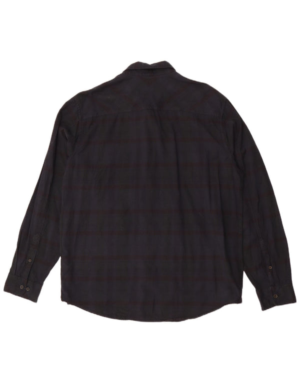 Timberland Chemise cintrée pour homme 2XL en coton rayé bleu marine