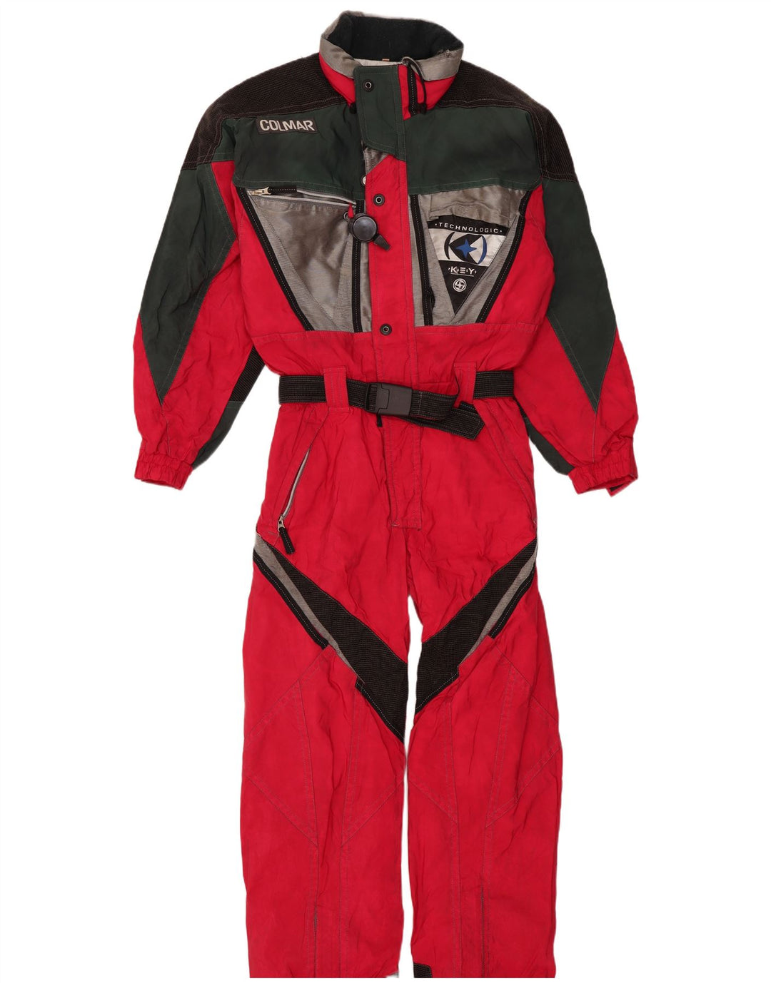 Colmar Combinaison de Ski Graphique Homme IT 48 Rouge Moyen Colourblock