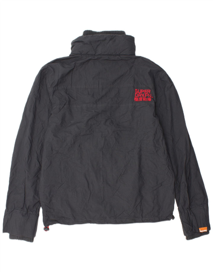 Superdry Veste de pluie Windcheater pour homme UK 40 Large Gris Nylon