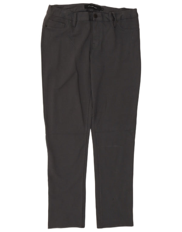 CALVIN KLEIN Pantalon décontracté slim pour femme US 14 XL W34 L32 Gris Viscose