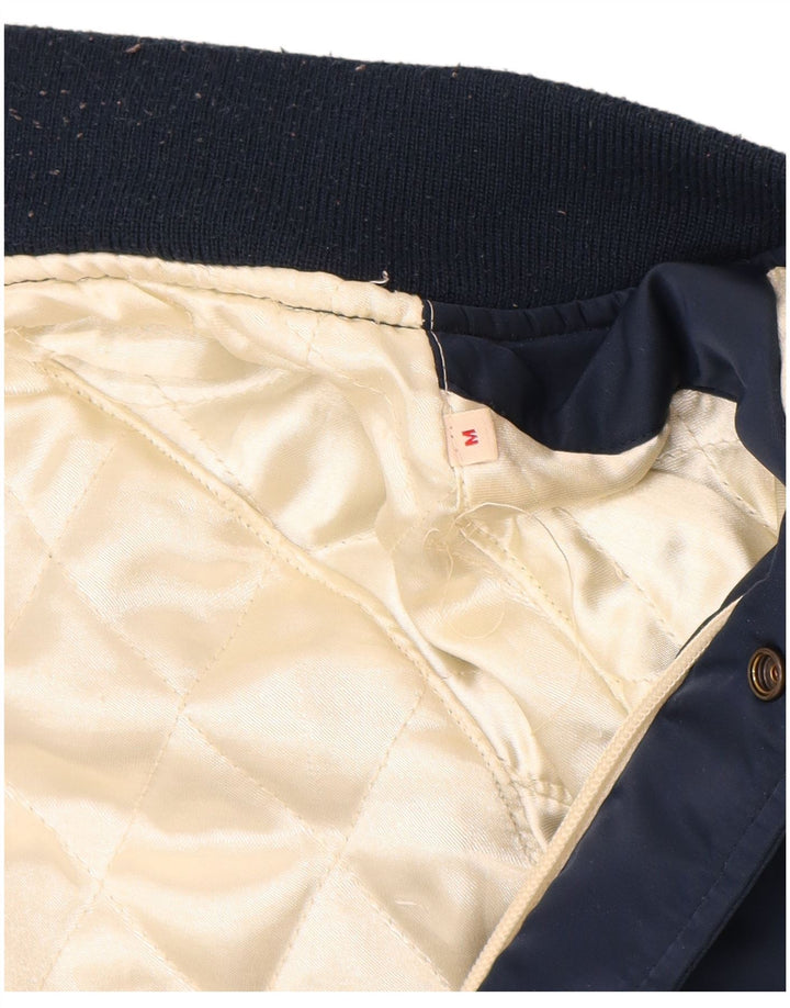 REPLAY Veste Varsity Graphique Homme UK 38 Bleu Marine Moyen Colorblock