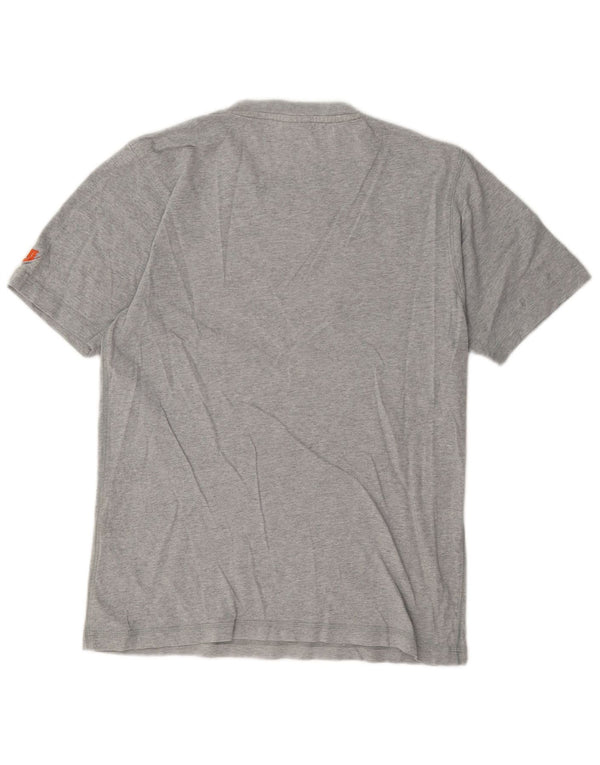 Nike Womens Oregon Graphic T-Shirt Top UK 10 Petit Gris Coton