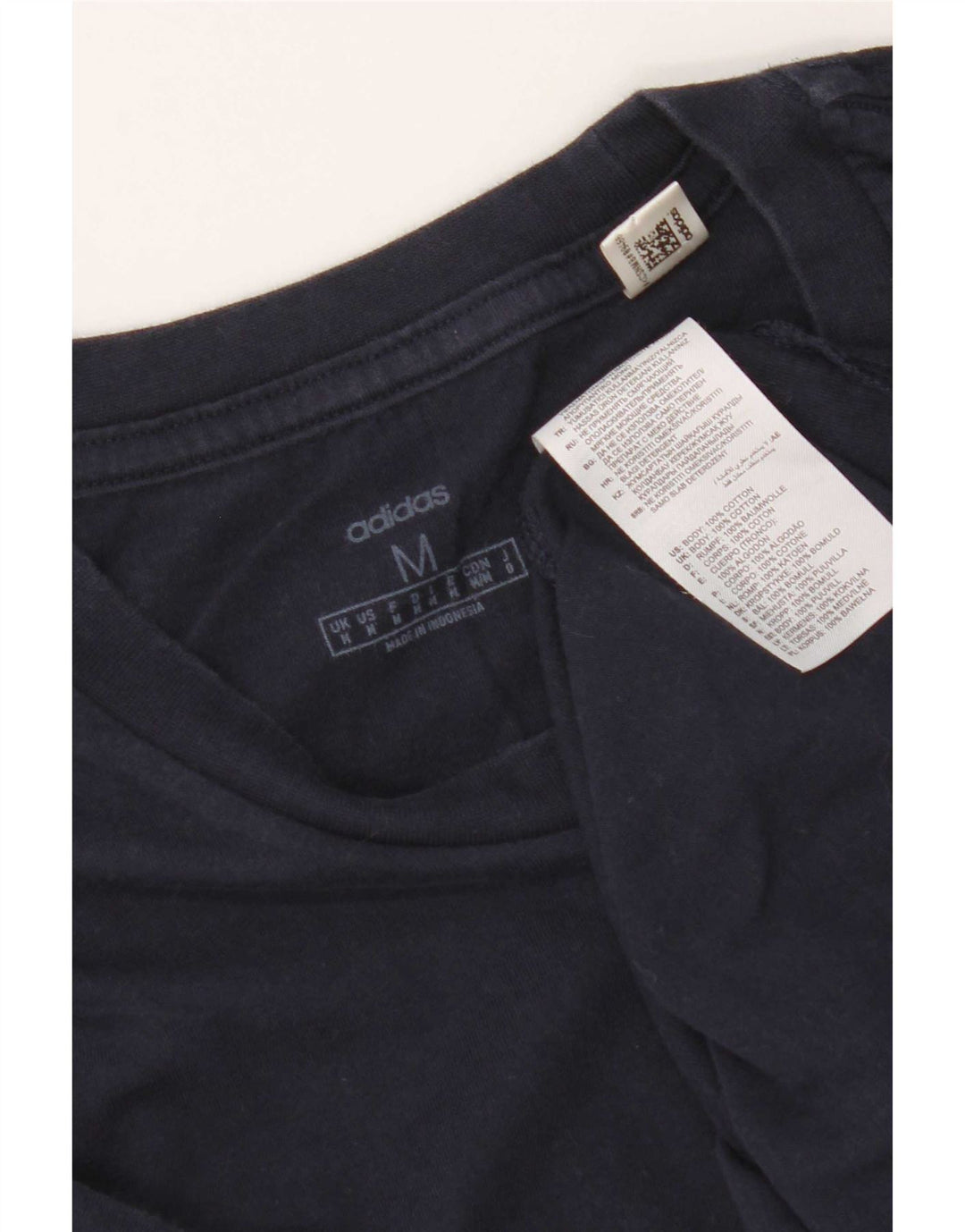 Adidas T-Shirt Homme Top Bleu Marine Moyen Coton