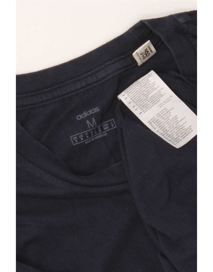 Adidas T-Shirt Homme Top Bleu Marine Moyen Coton