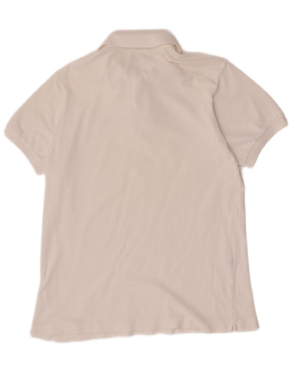 Lacoste Polo Homme Taille 4 Coton Blanc Moyen