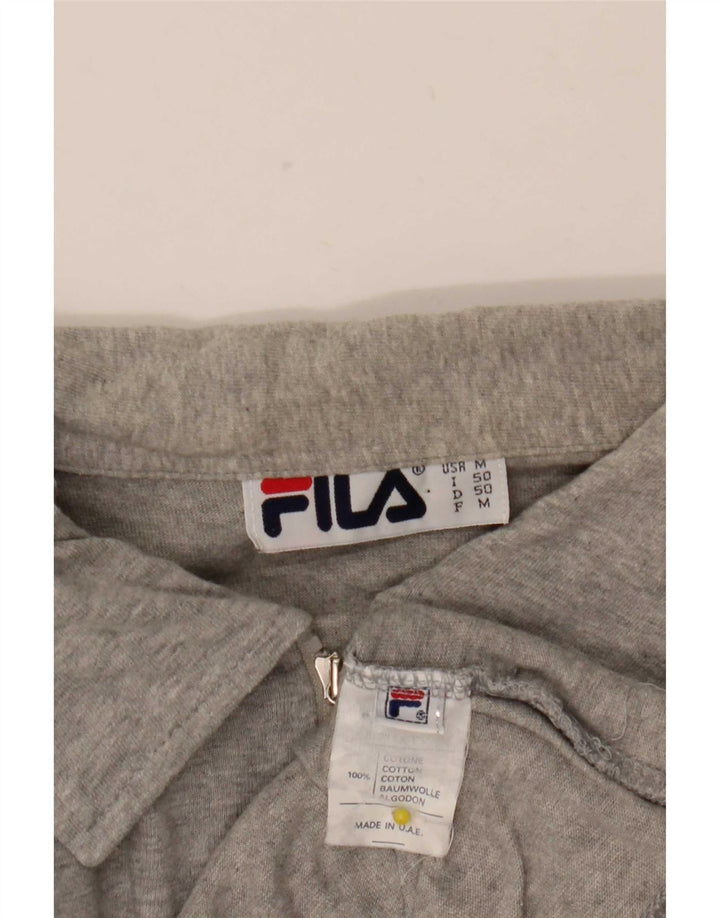 Fila Veste de Survêtement Homme IT 50 Gris Moyen Coton