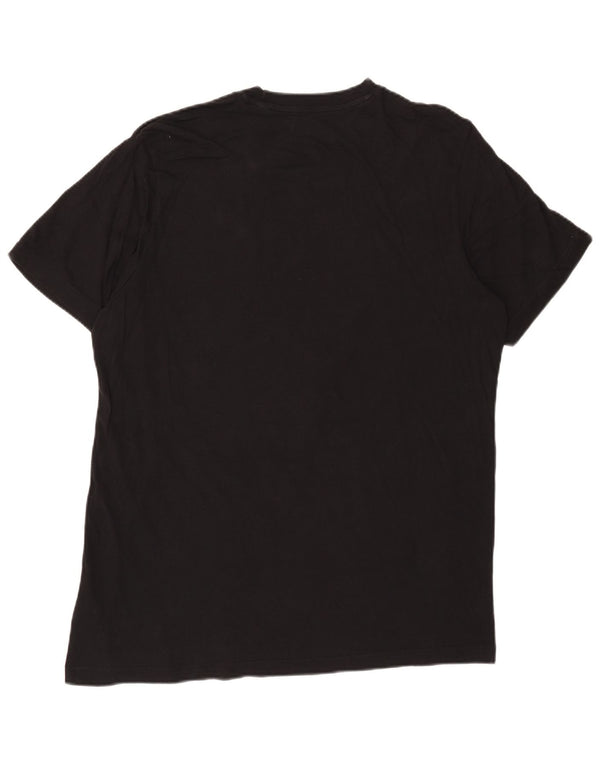 Adidas Mens Graphic T-Shirt Top XL Noir Coton