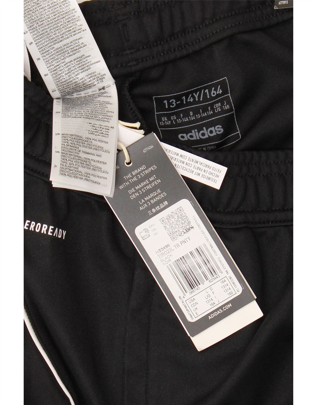 ADIDAS Garçons Crusaders F.C. Pantalon De Survêtement Graphique 13-14 ans Noir