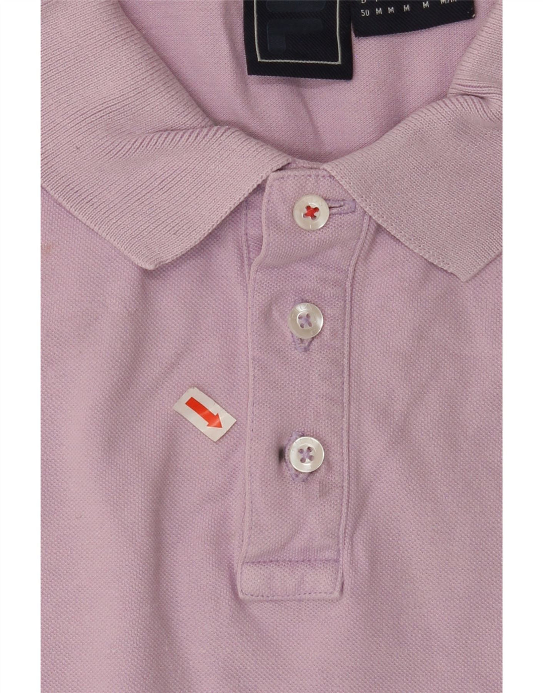 FILA Mens Polo Shirt Medium Purple Vintage Fila and Second-Hand Fila from Messina Hembry 