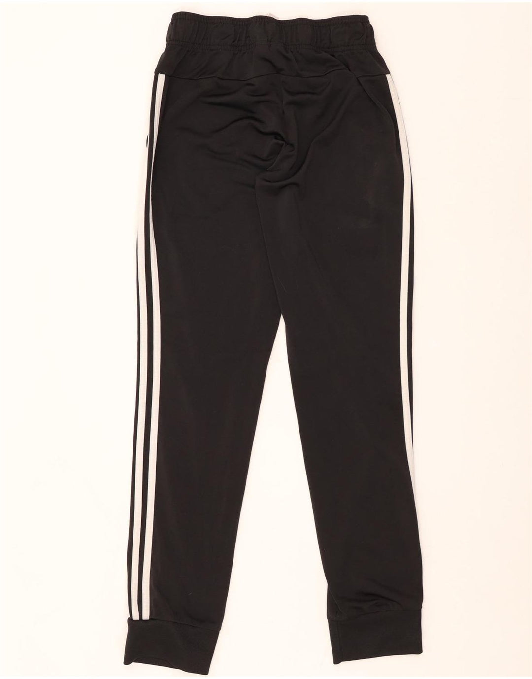 ADIDAS Pantalon de survêtement pour femme Joggers UK 8/10 Petit Noir Polyester