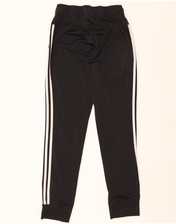 ADIDAS Pantalon de survêtement pour femme Joggers UK 8/10 Petit Noir Polyester