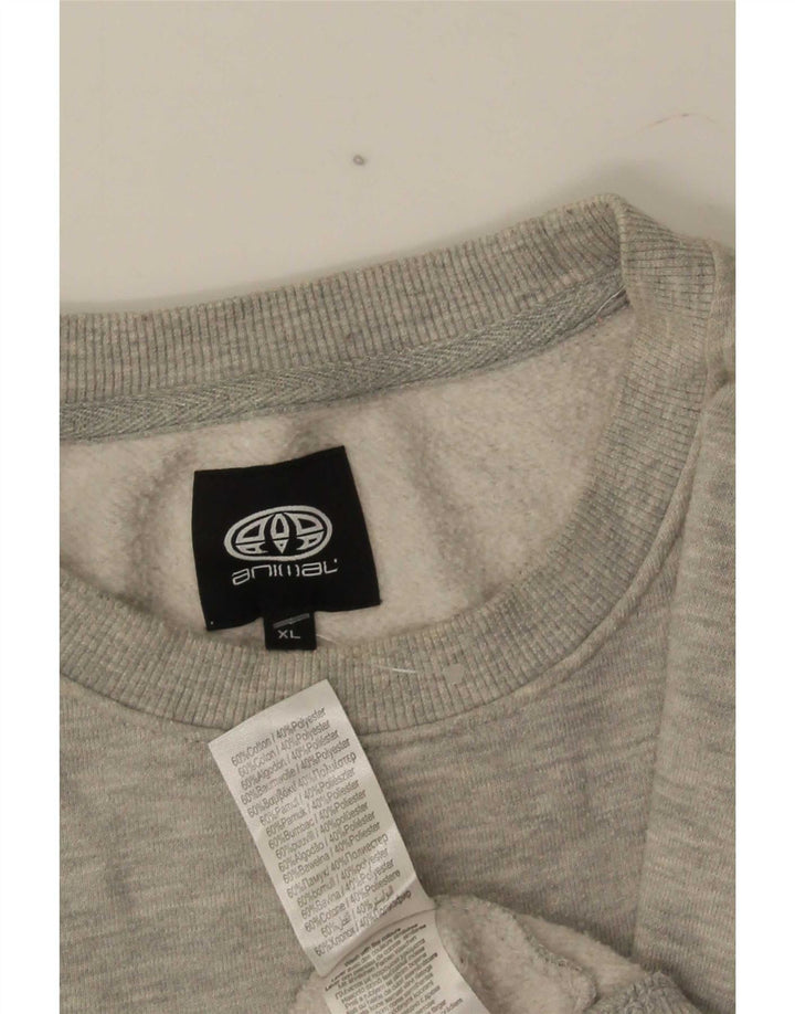 Animal Homme Sweat Graphique Pull XL Gris Coton