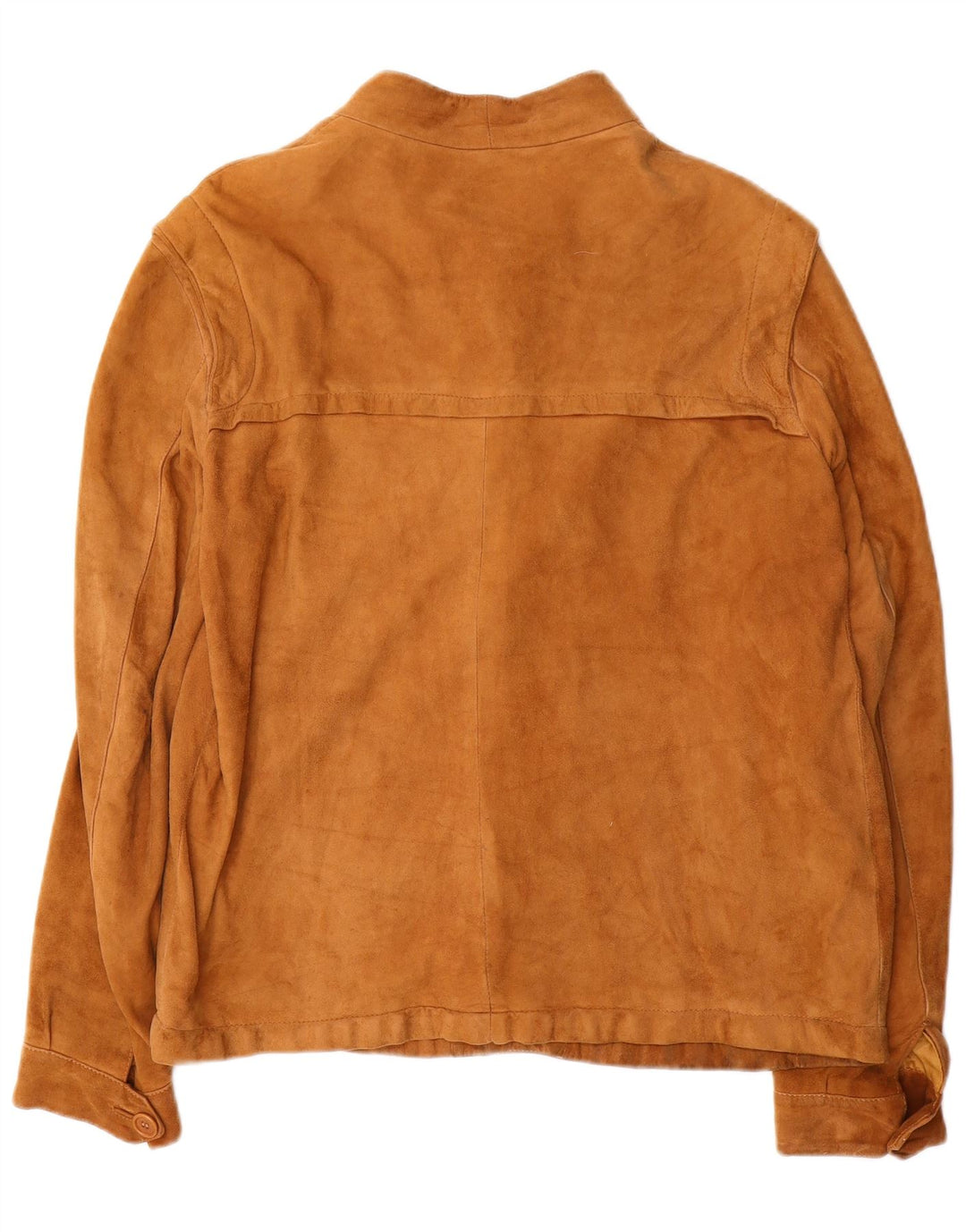 VINTAGE Veste en daim pour homme IT 50 Grand cuir marron