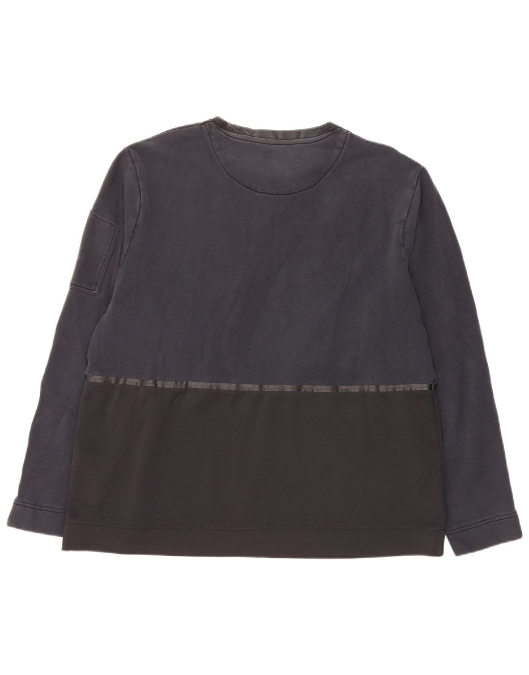 Lyle & Scott Sweat-shirt pour homme XL en coton color block Noir