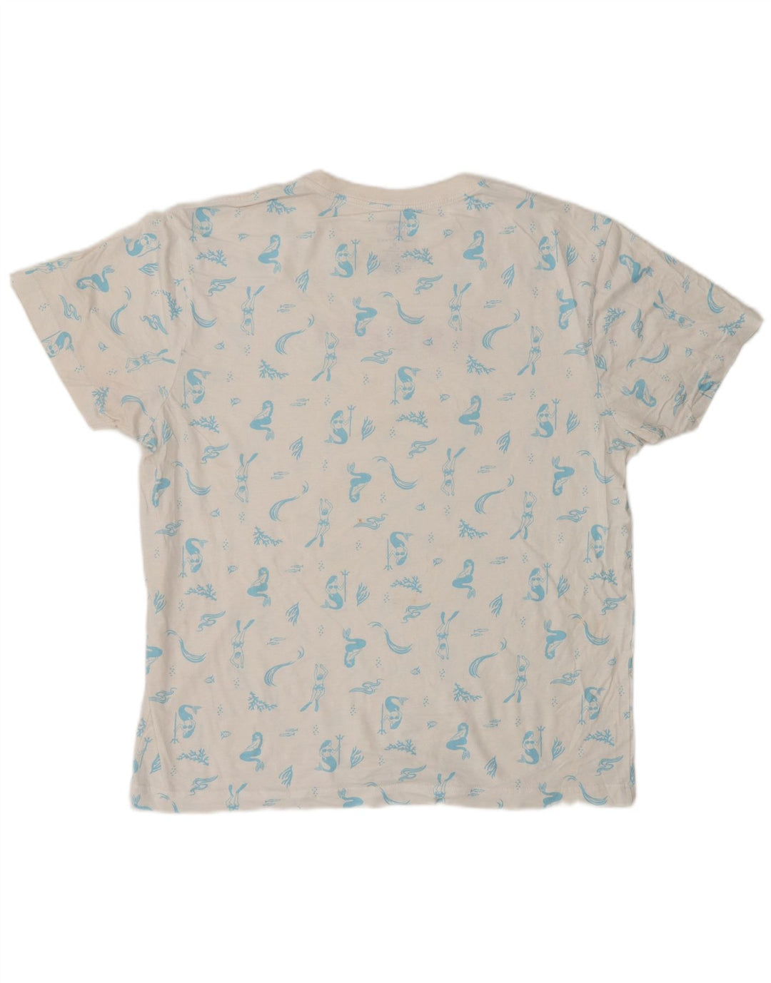 HURLEY T-Shirt Graphique Homme Blanc Moyen Coton