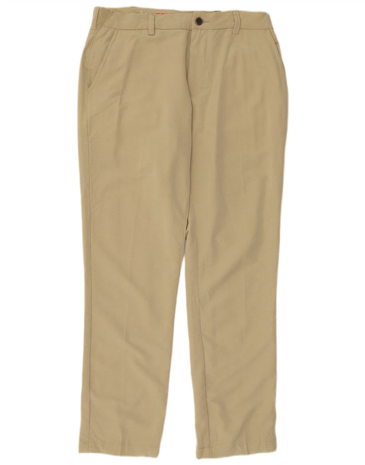Lee Pantalon Chino Droit Fuselé Homme W34 L32 Beige Polyester