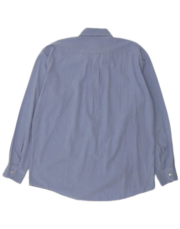 Ferre Chemise Homme Taille 42 16 1/2 Grand Coton Bleu