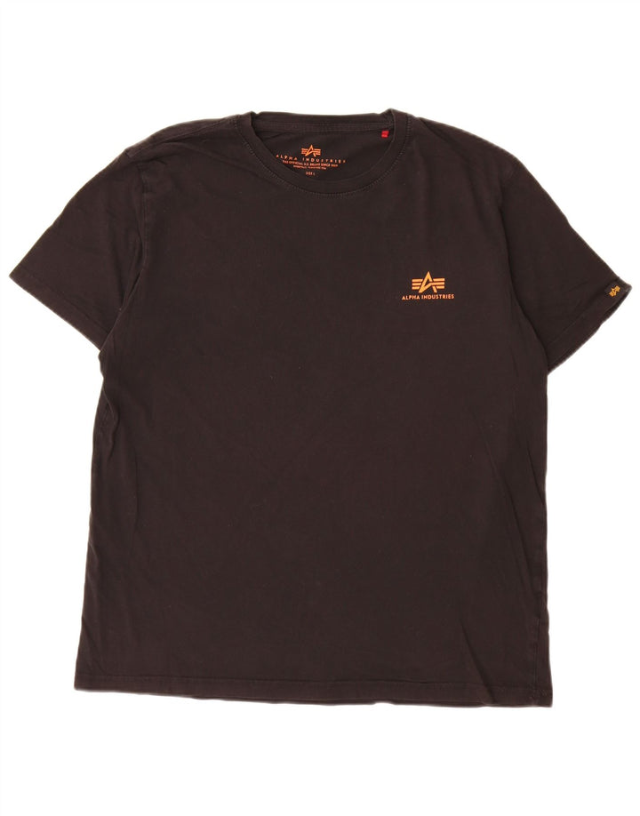 Alpha Industries T-shirt pour homme Grand Noir