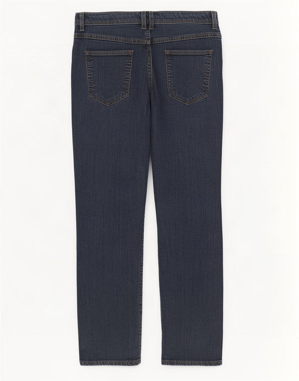 Marks & Spencer Jean droit pour femme UK 14 Medium W30 L30 Bleu marine