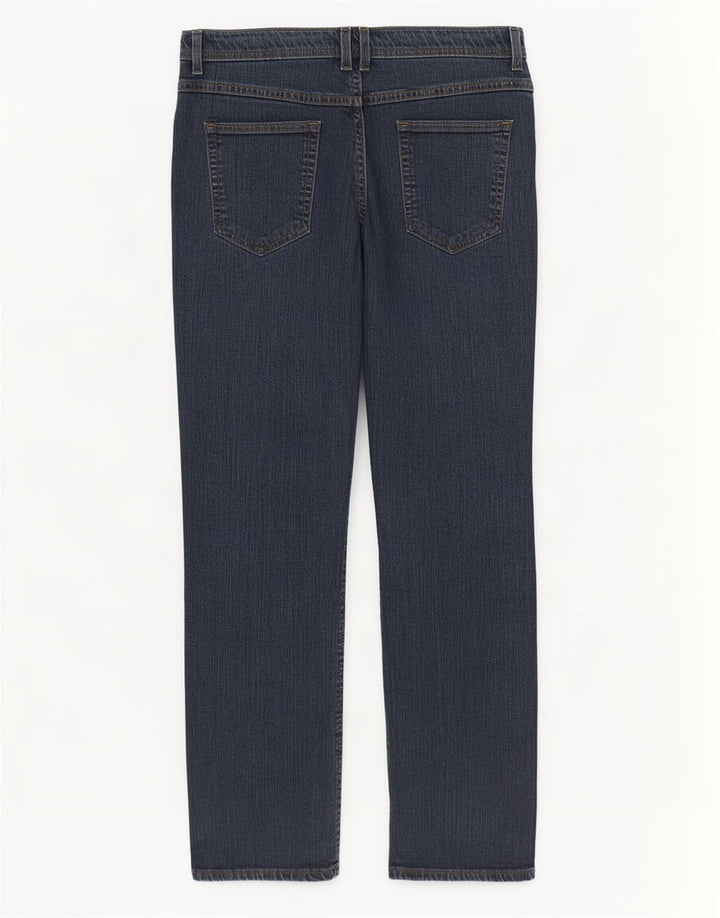 Marks & Spencer Jean droit pour femme UK 14 Medium W30 L30 Bleu marine