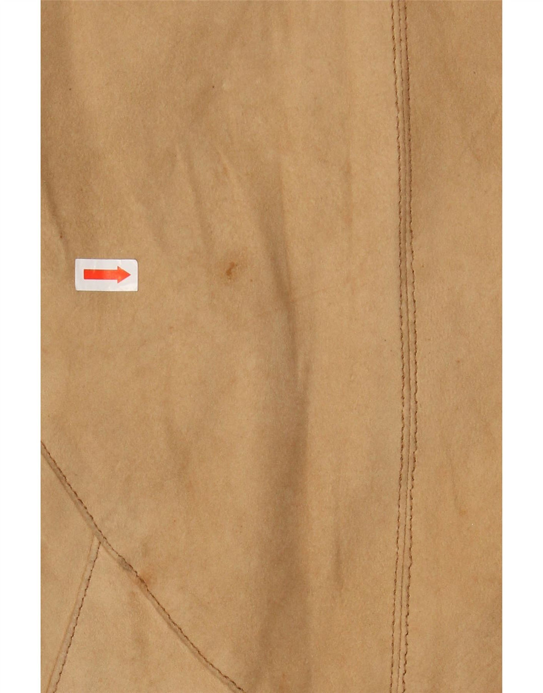 VINTAGE Veste bomber en daim pour homme UK 38 Beige moyen