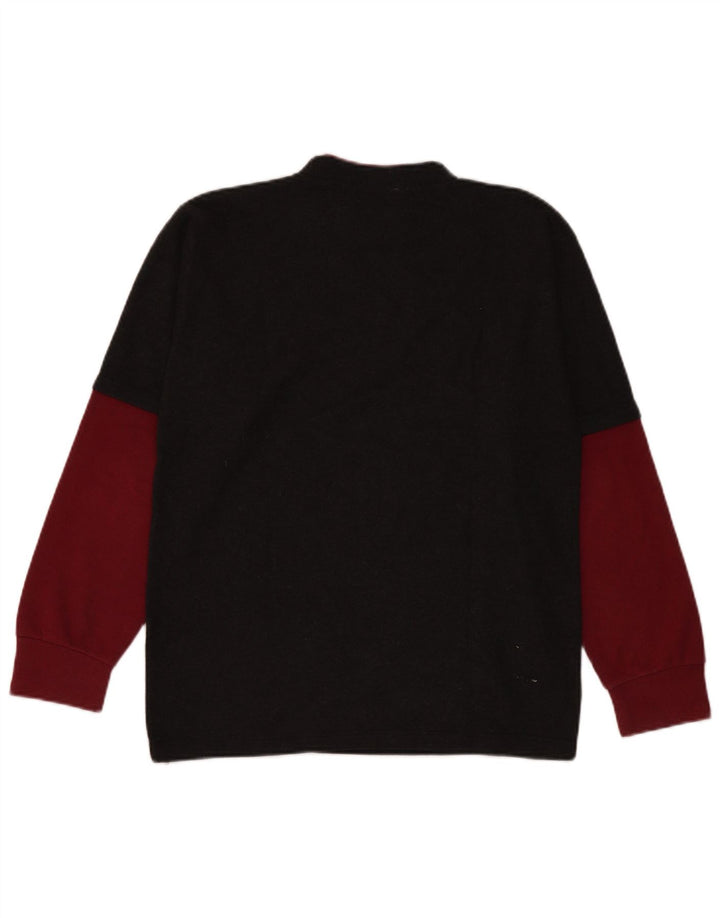 Richmond Pull Graphique Ras du Cou Homme Noir Moyen Colourblock