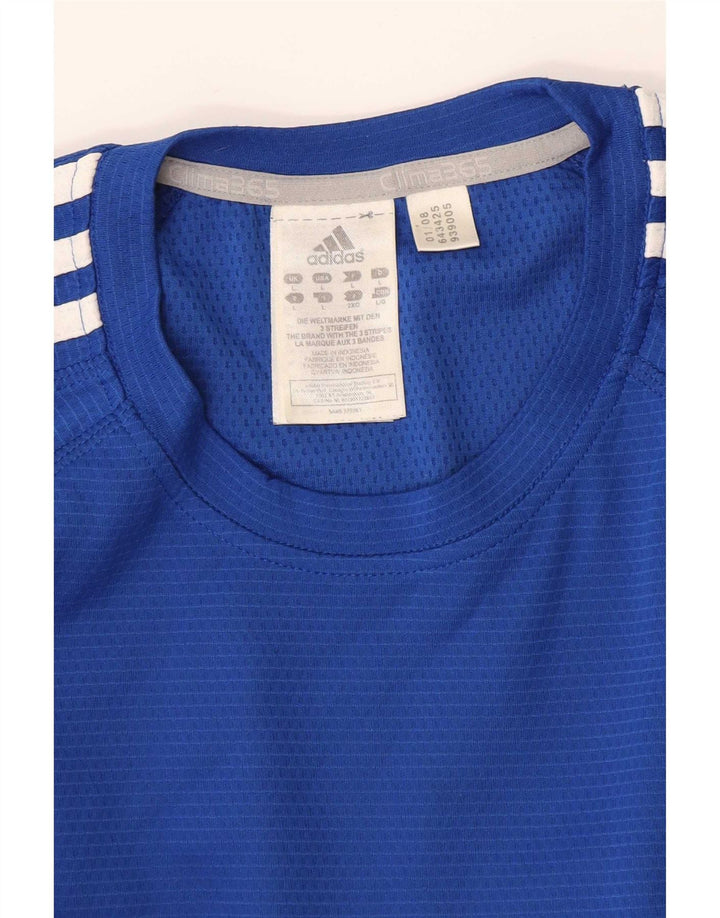 Adidas T-Shirt Homme Haut Grand Bleu Polyester