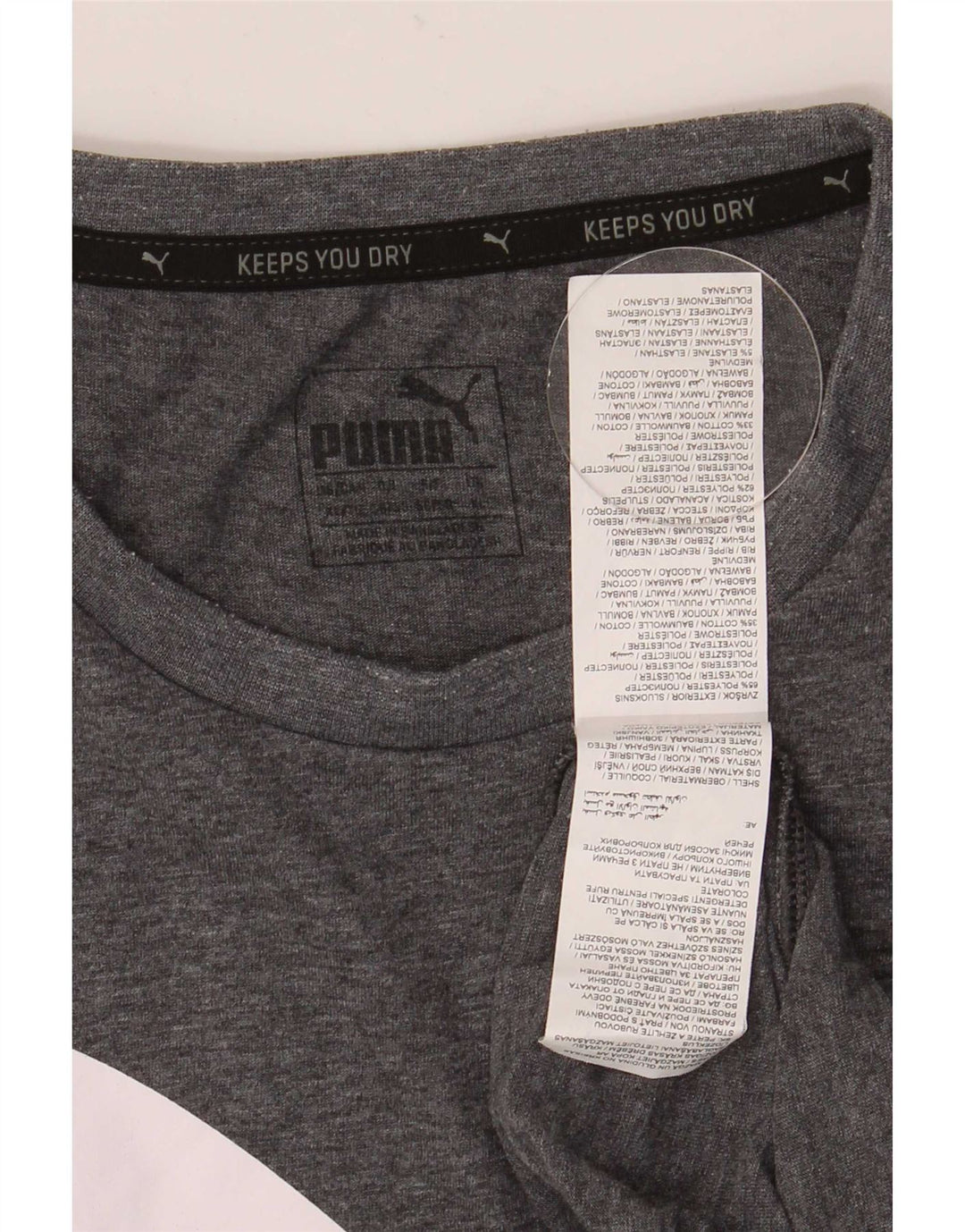 Puma T-Shirt Graphique Homme XL Gris Polyester