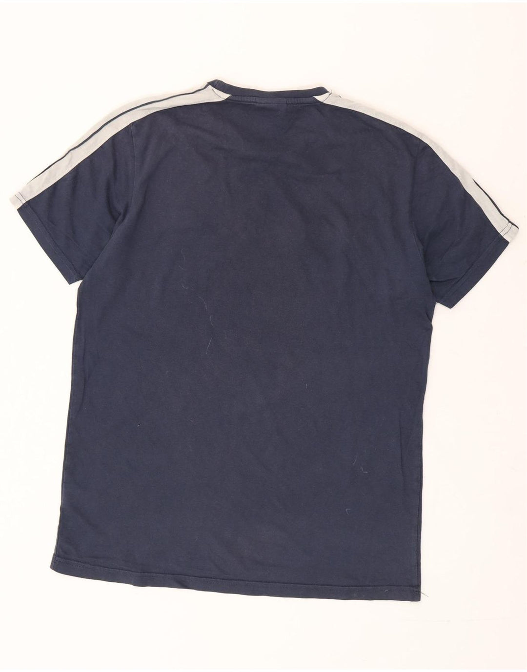 ELLESSE T-Shirt Homme Bleu Marine Moyen Colourblock Coton