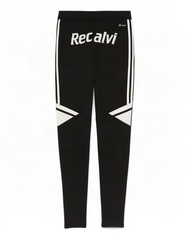 Adidas Pantalon de survêtement Aeroready pour femme UK 4 XS Noir Colourblock